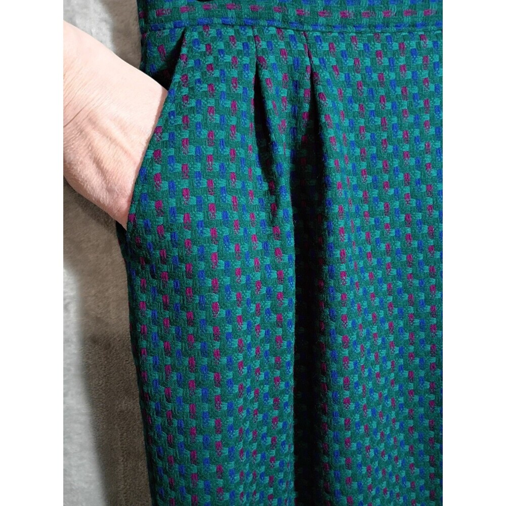 Vtg Miss Pendleton 100% Virgin Wool Pencil Skirt Sz 10 Retro Preppy Secretary - Picture 2 of 7